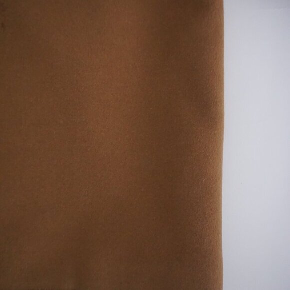 Aritzia Wilfred Brown 70% Wool 10% Cashmere Belted Trench Peacoat Coat Small - Picture 5 of 16